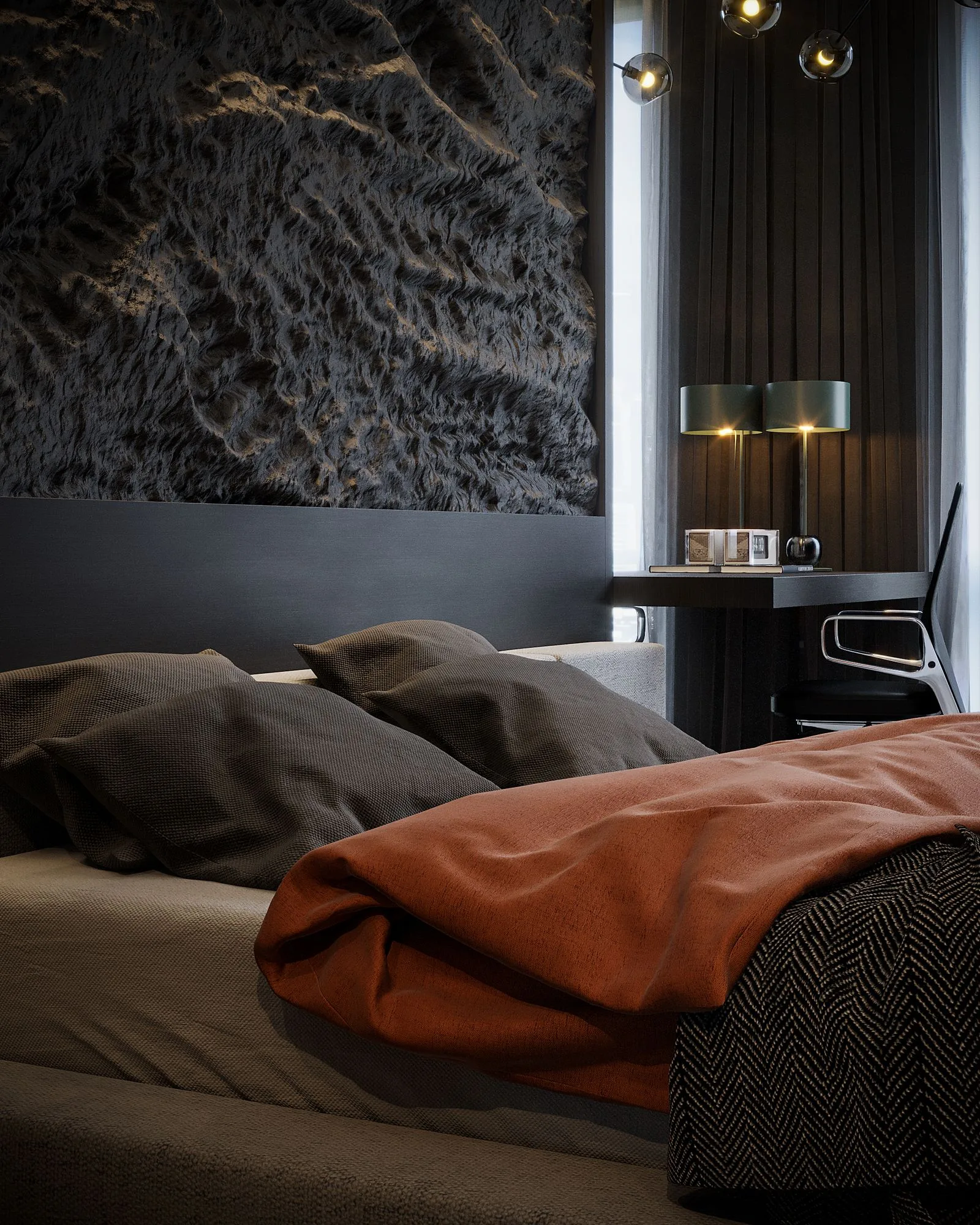 terra linen bed