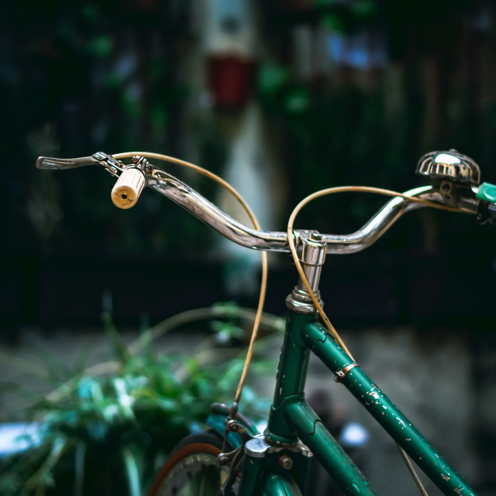 Swept handlebar with a bell