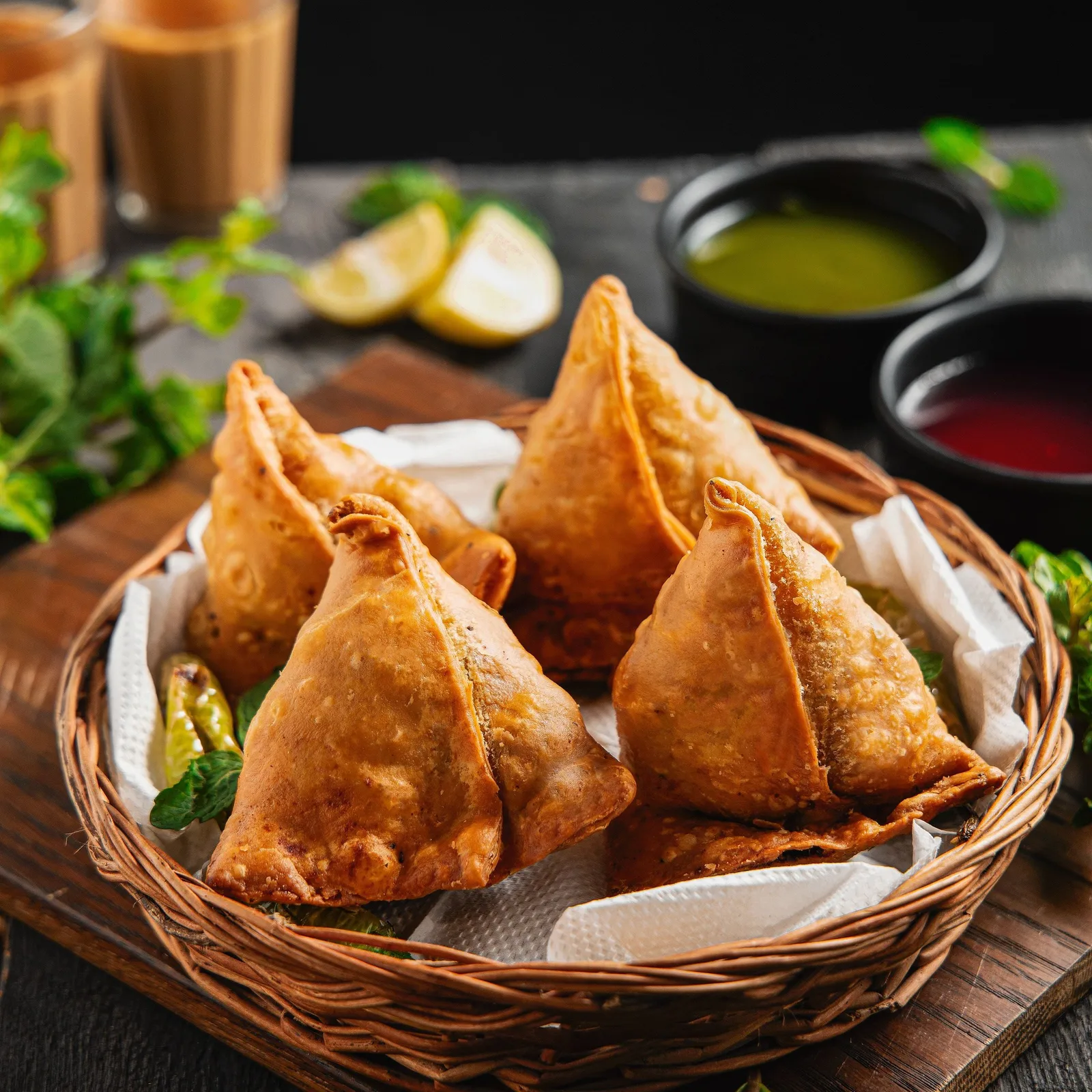 vegetable samosas