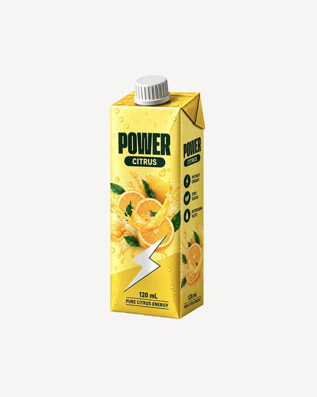 Power Citrus Energy Drink – Tetra Pack