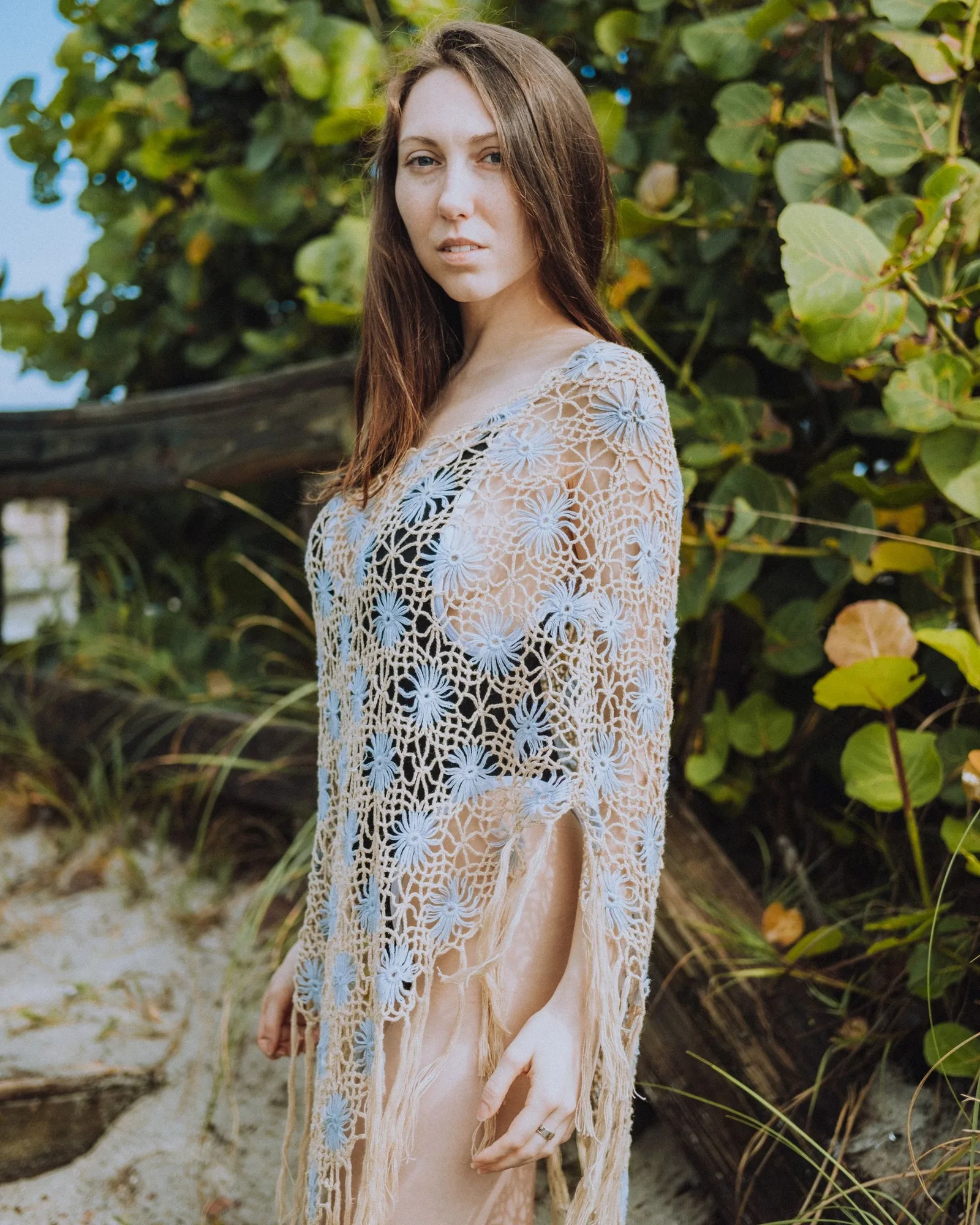 Azure Floral Bikini