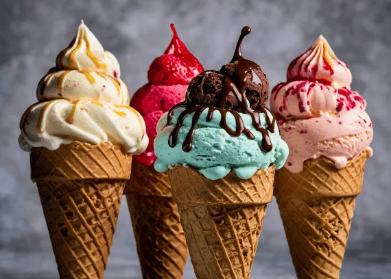 Salted caramel ice cream