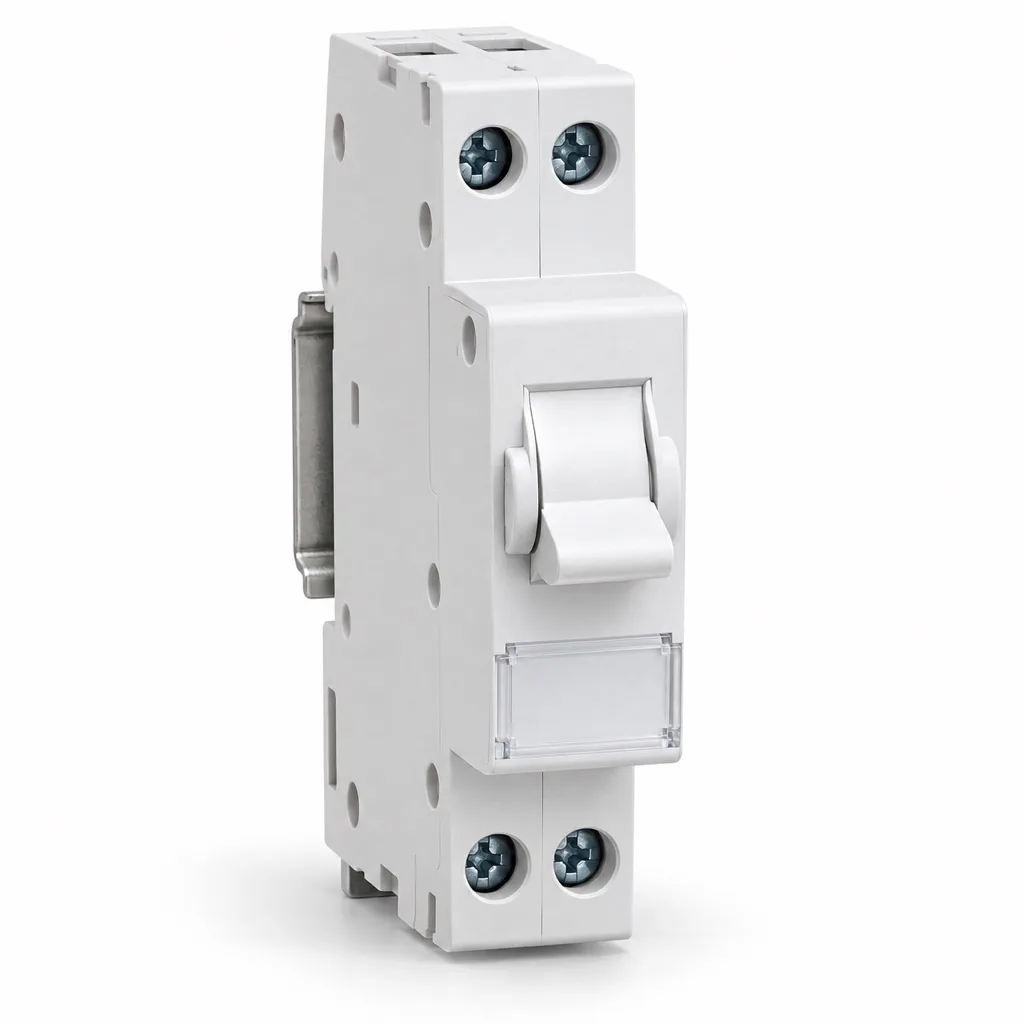 16 A single-pole and neutral circuit breaker, screw terminals