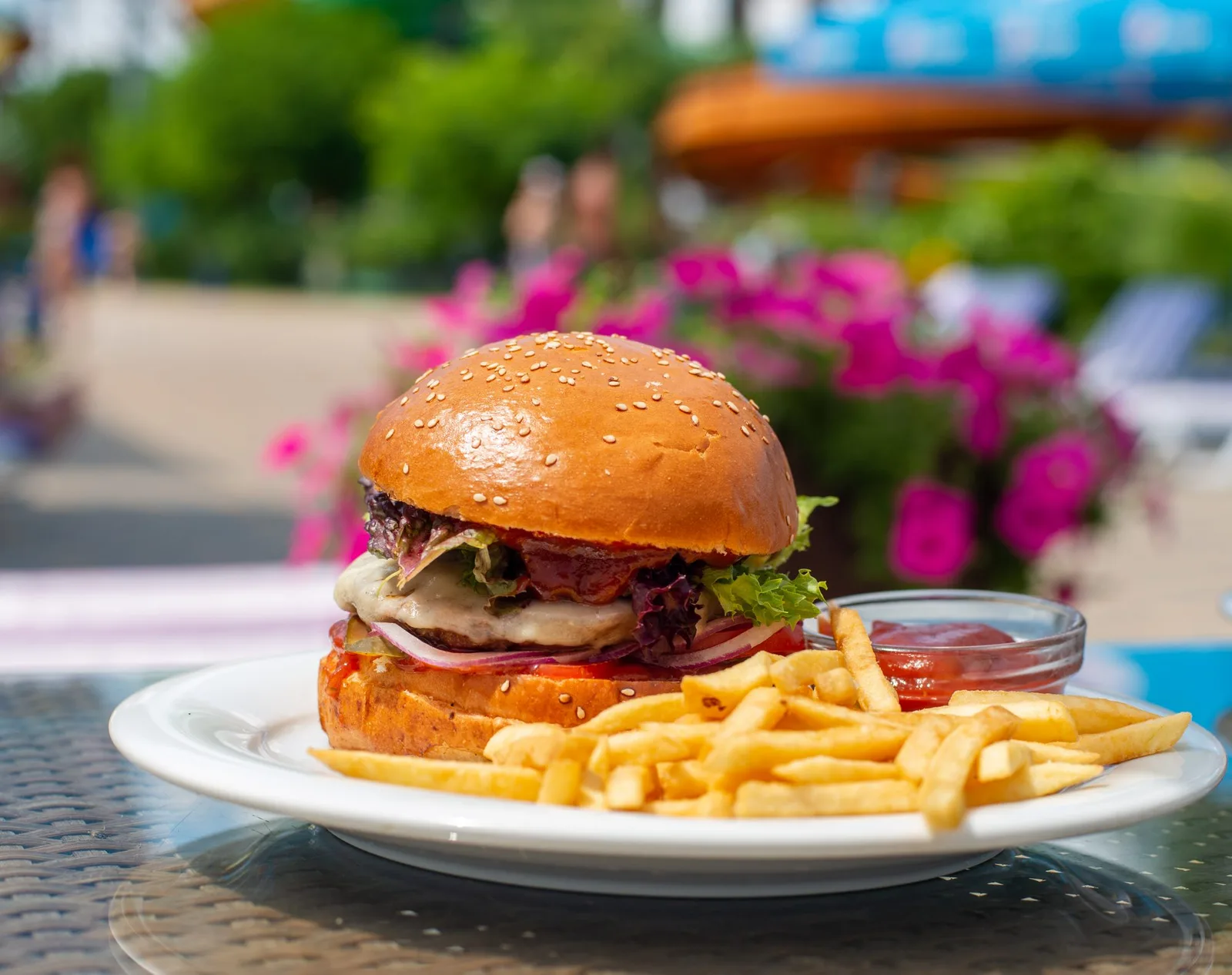 chickpea burger