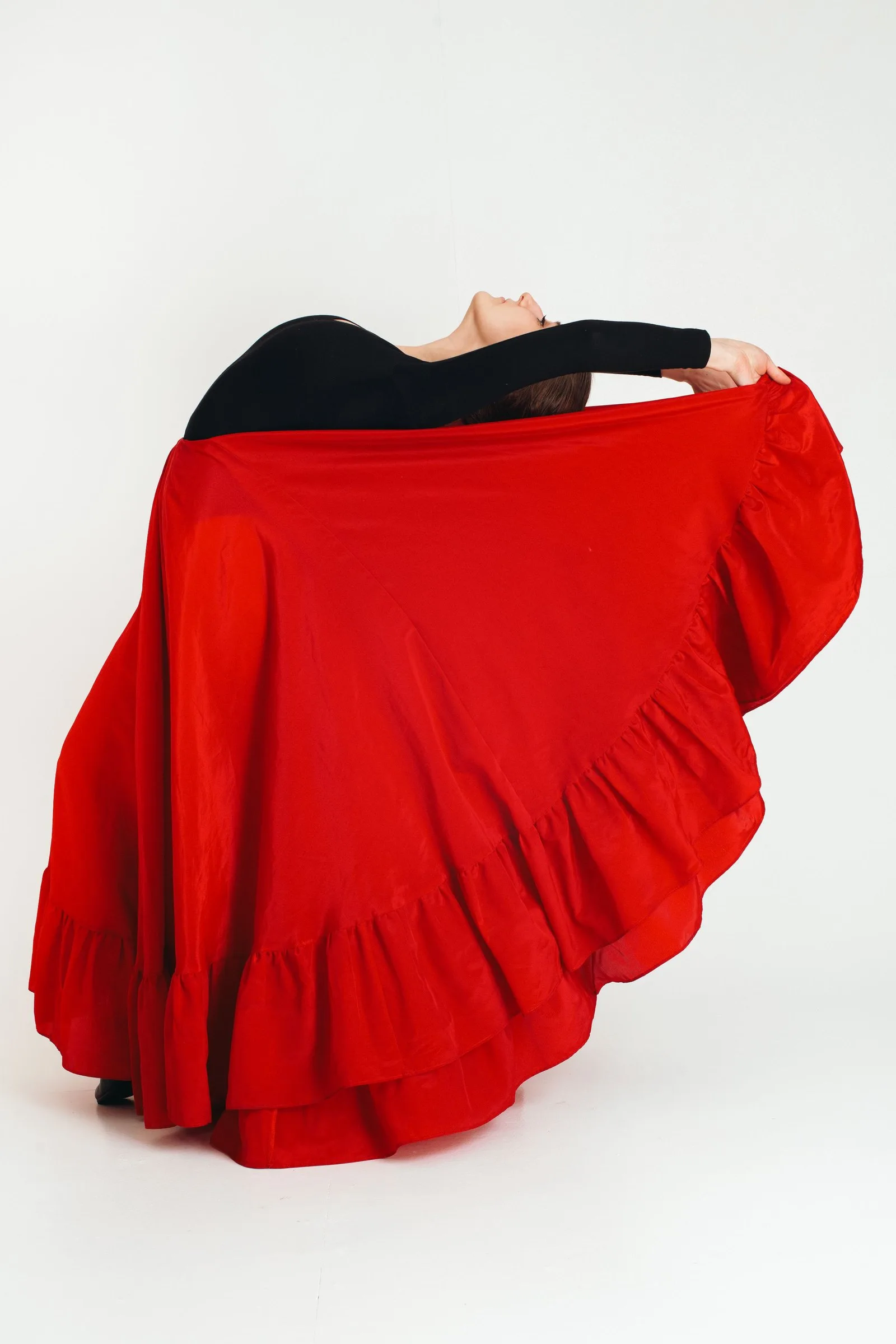 flamenco ruffle skirt