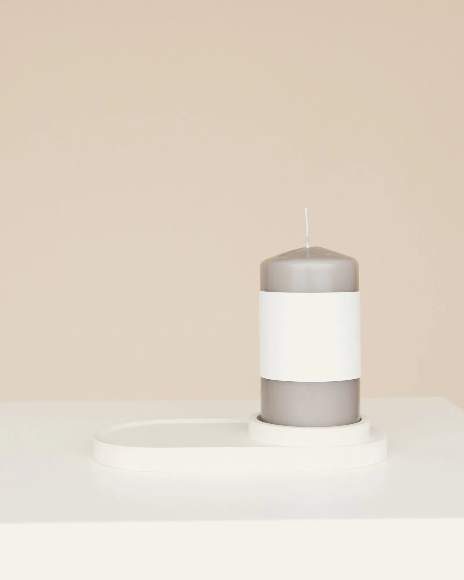 pillar candle tray