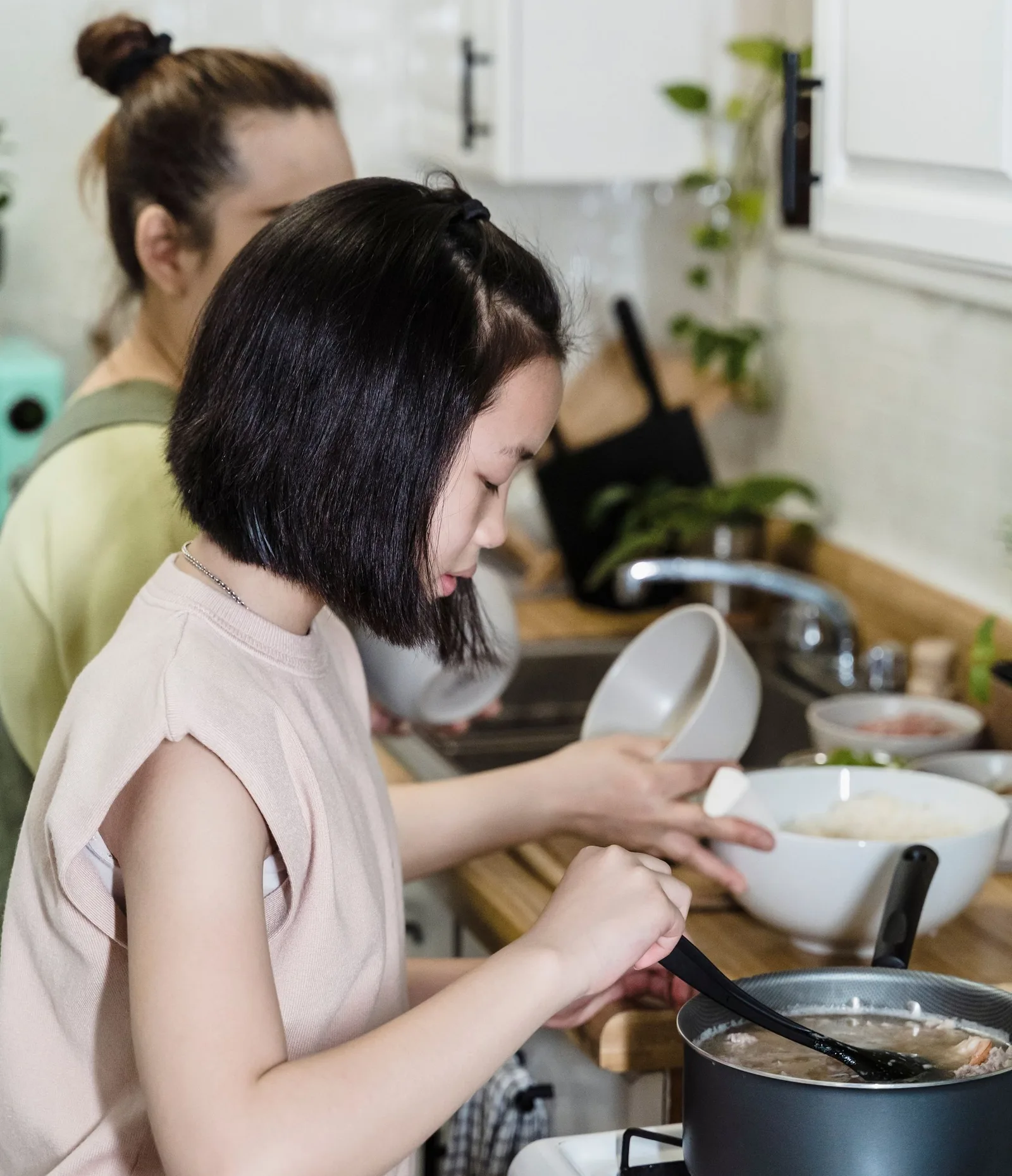 Cooking together