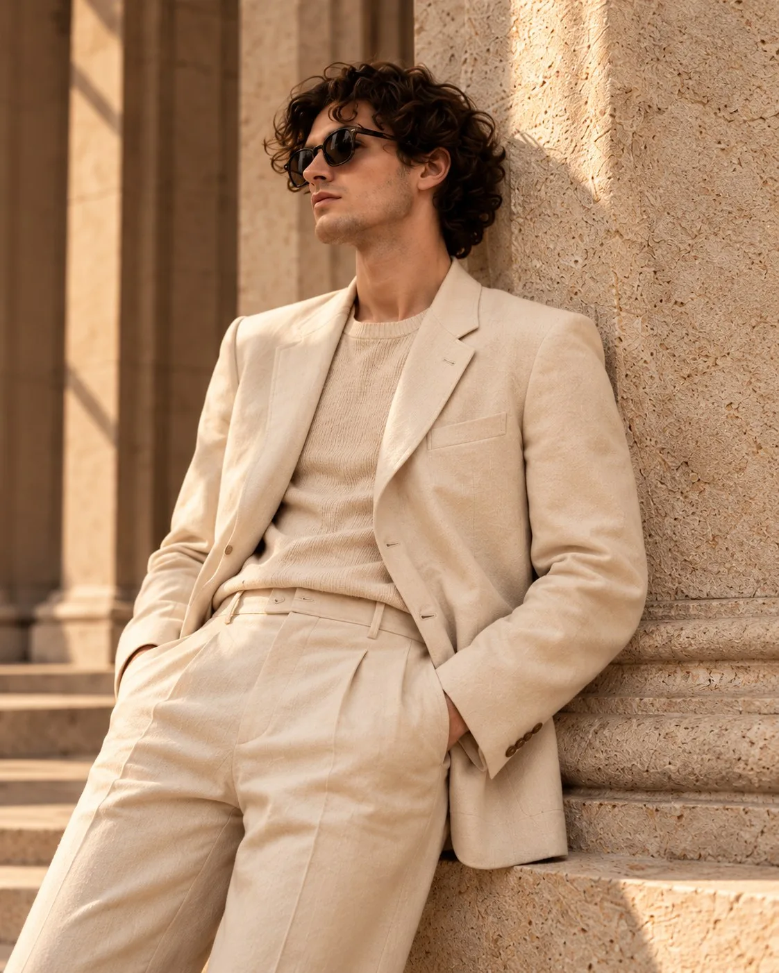 wool tailored blazer