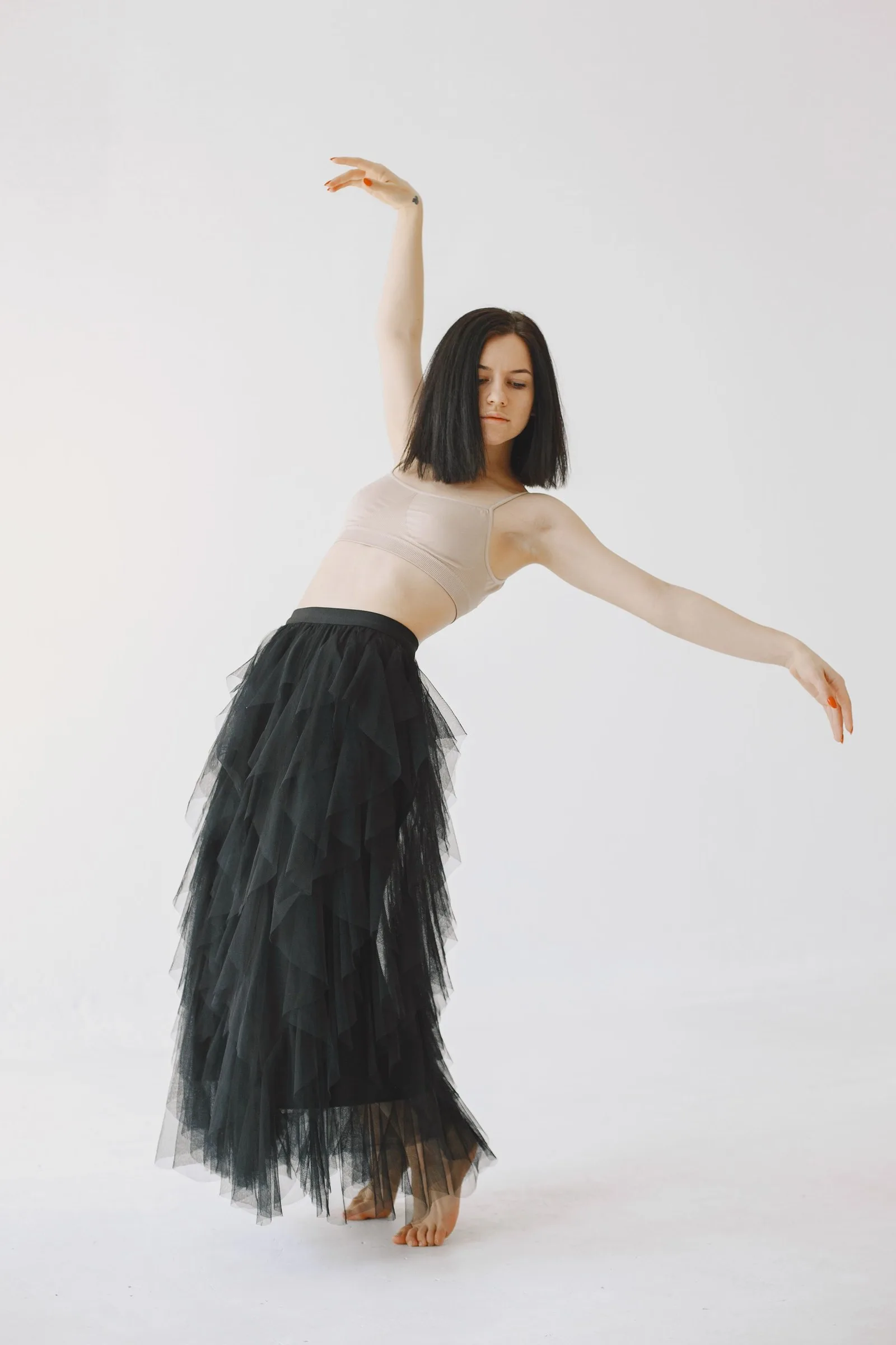 tulle maxi skirt