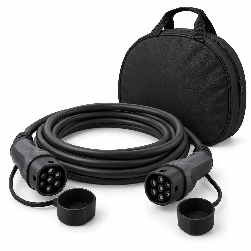 Type 2 to type 2 charging cable, 7.4 kW, 5 m