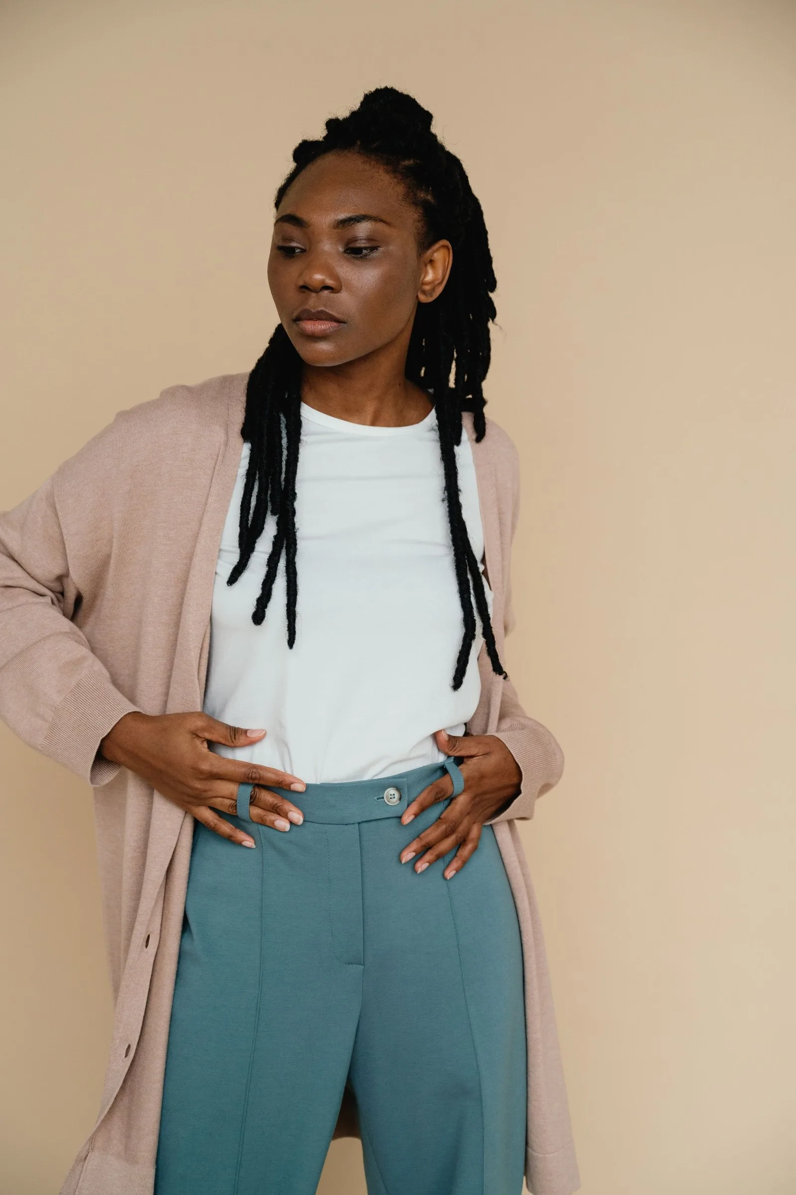 long oat cardigan