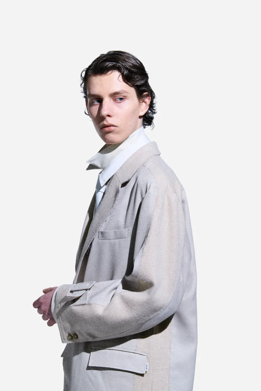 Linen blend jacket