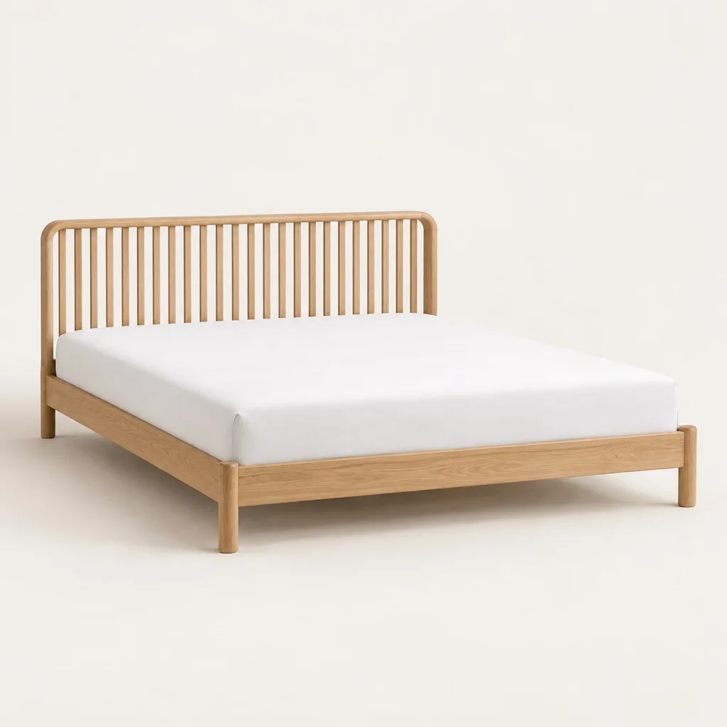 Sève bed in solid oak 140 x 200 cm