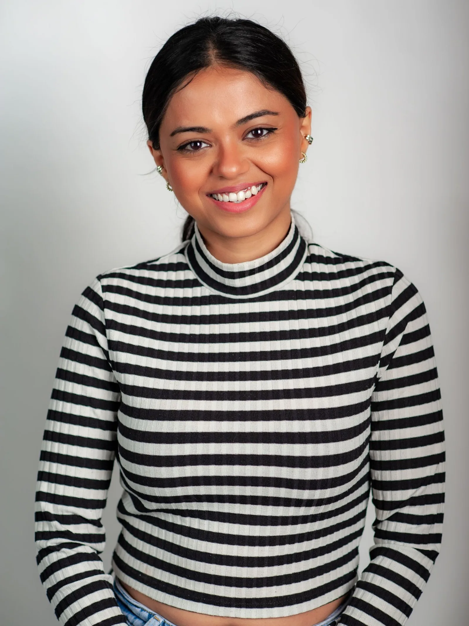 striped rib top