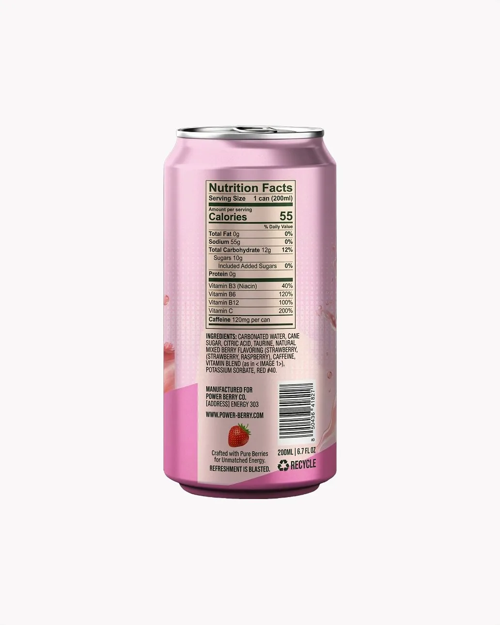 Power Berry Blast Energy Drink