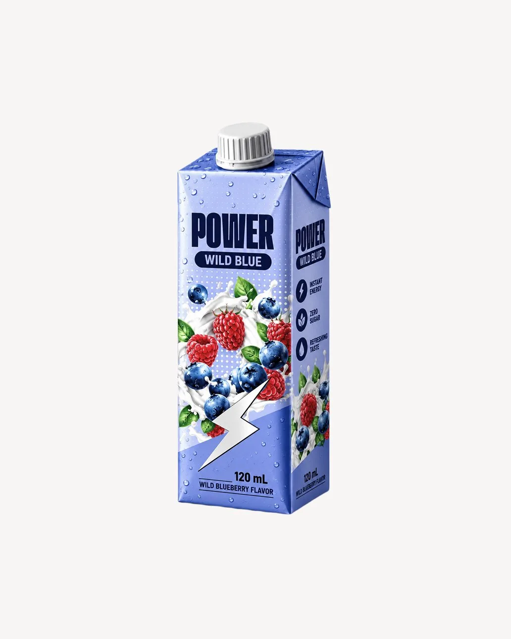 Power Wild Blue Energy Drink – Tetra Pack