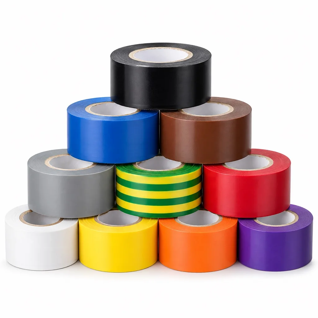 Insulating tape 19 mm x 20 m, ten colours