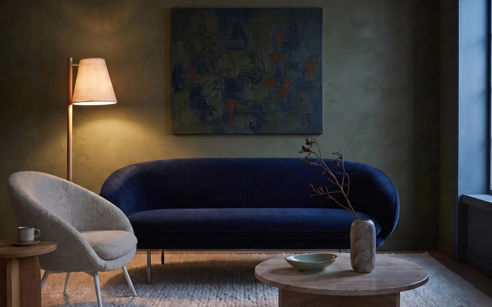Soft lines, deep seats: sofas to live on