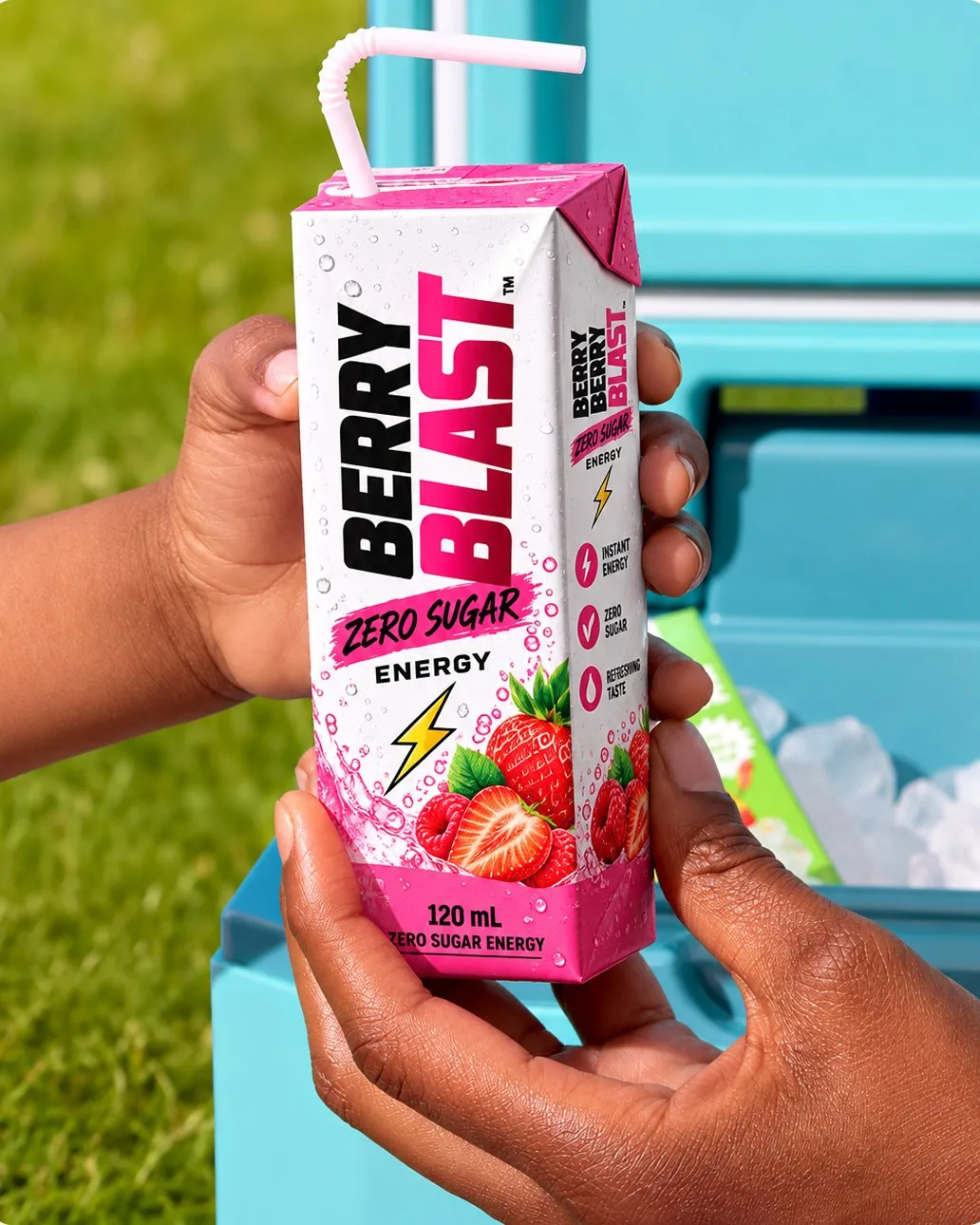 Berry Blast Zero Sugar Energy - Tetra Pack