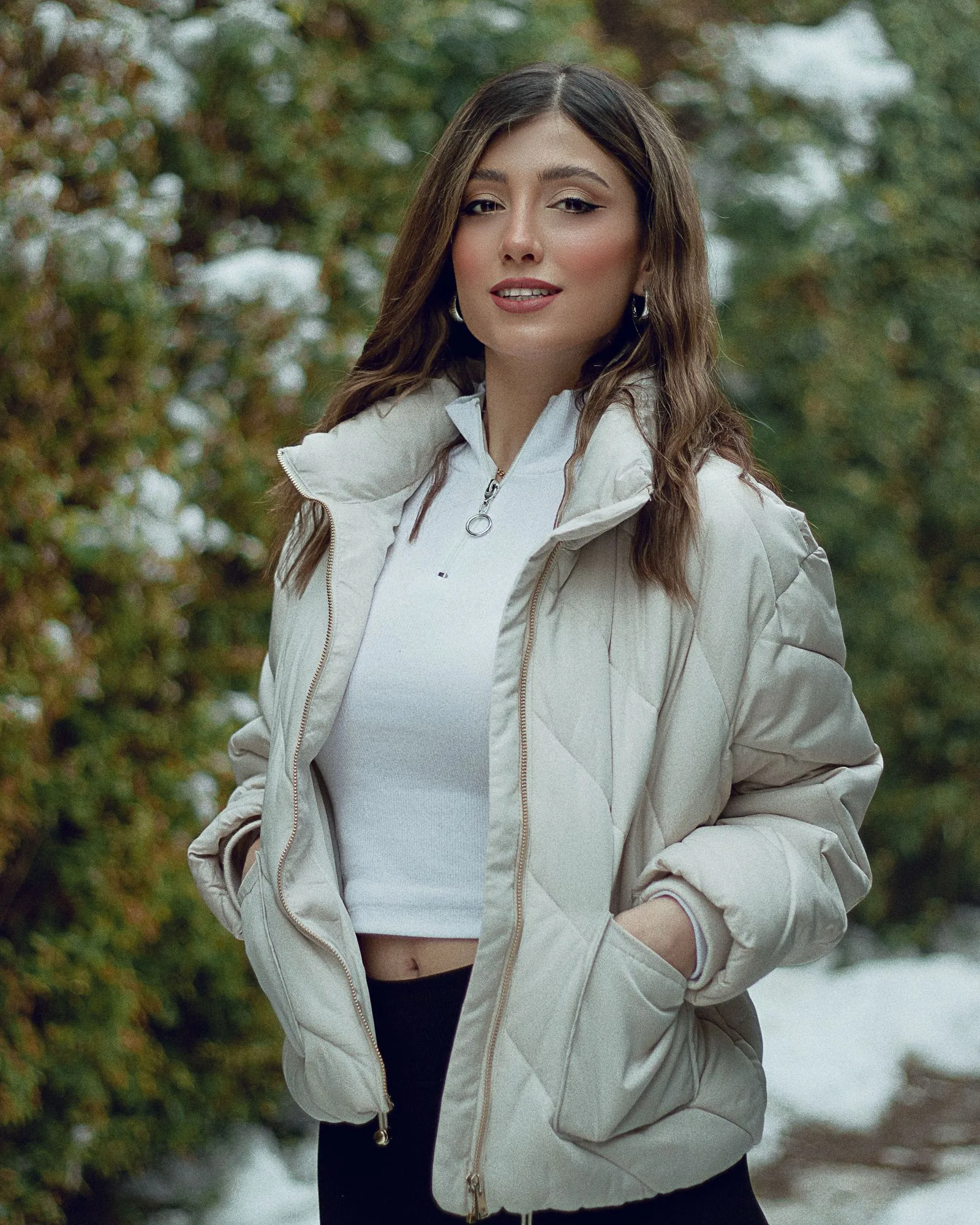 drift cropped puffer