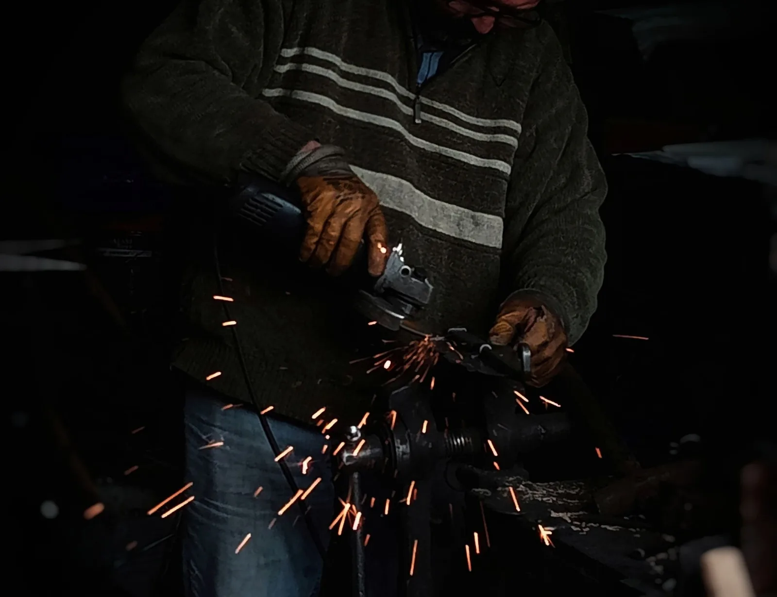 Grinders and metalwork