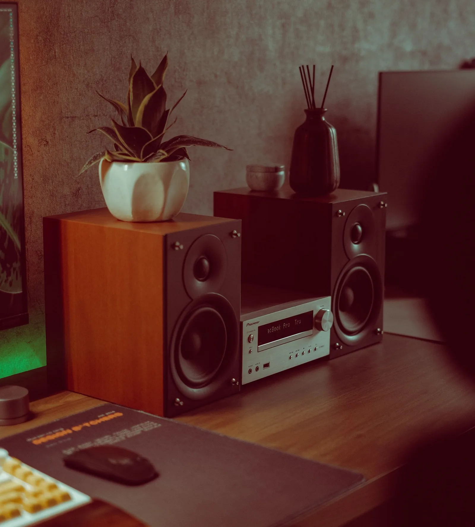 Our first speaker, voiced in a living room, not a lab