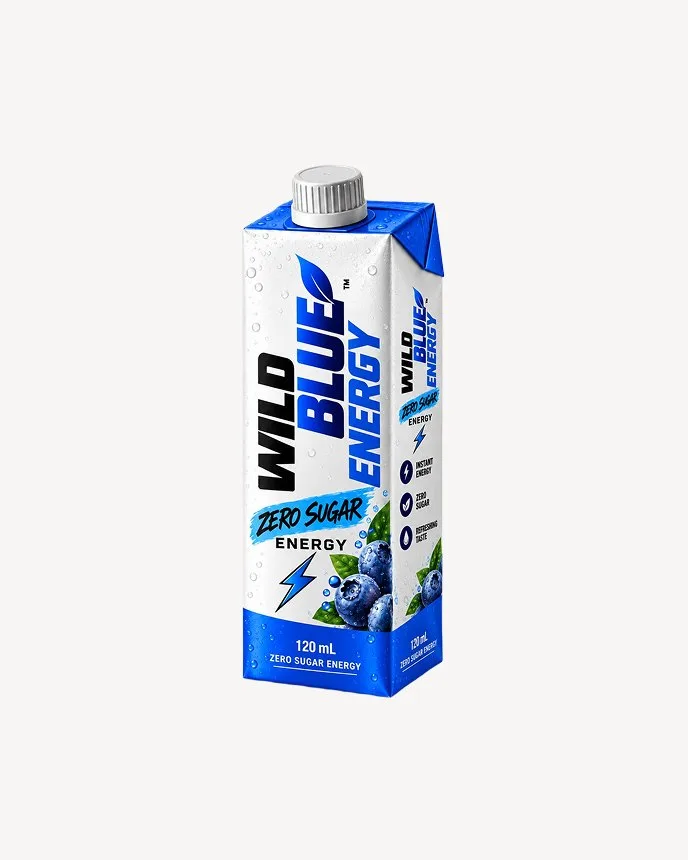 Wild Blue Energy Zero Sugar - Tetra Pack