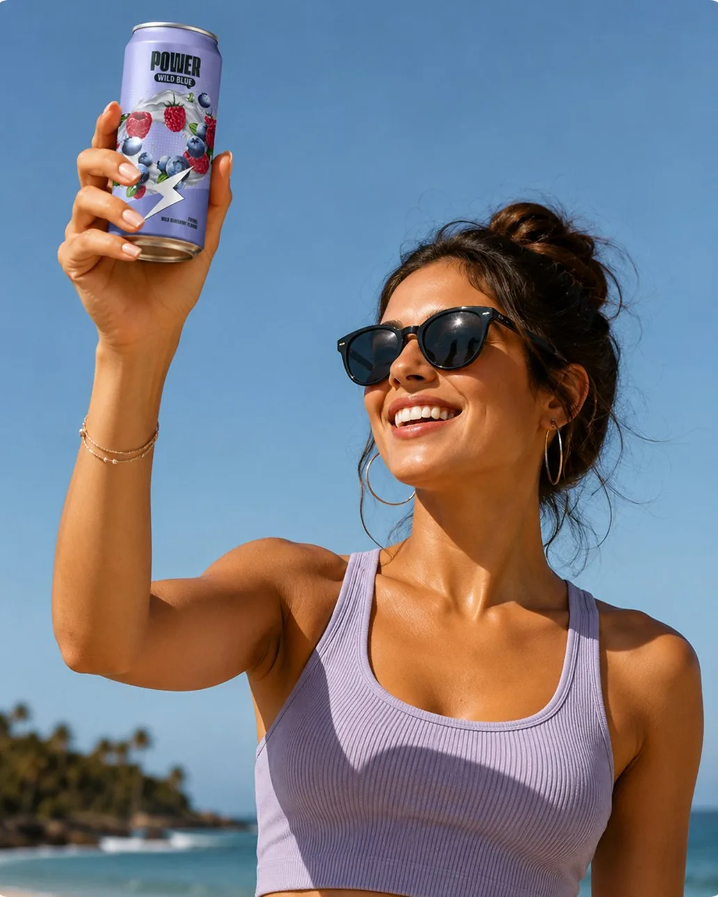 Power Wild Blue Energy Drink