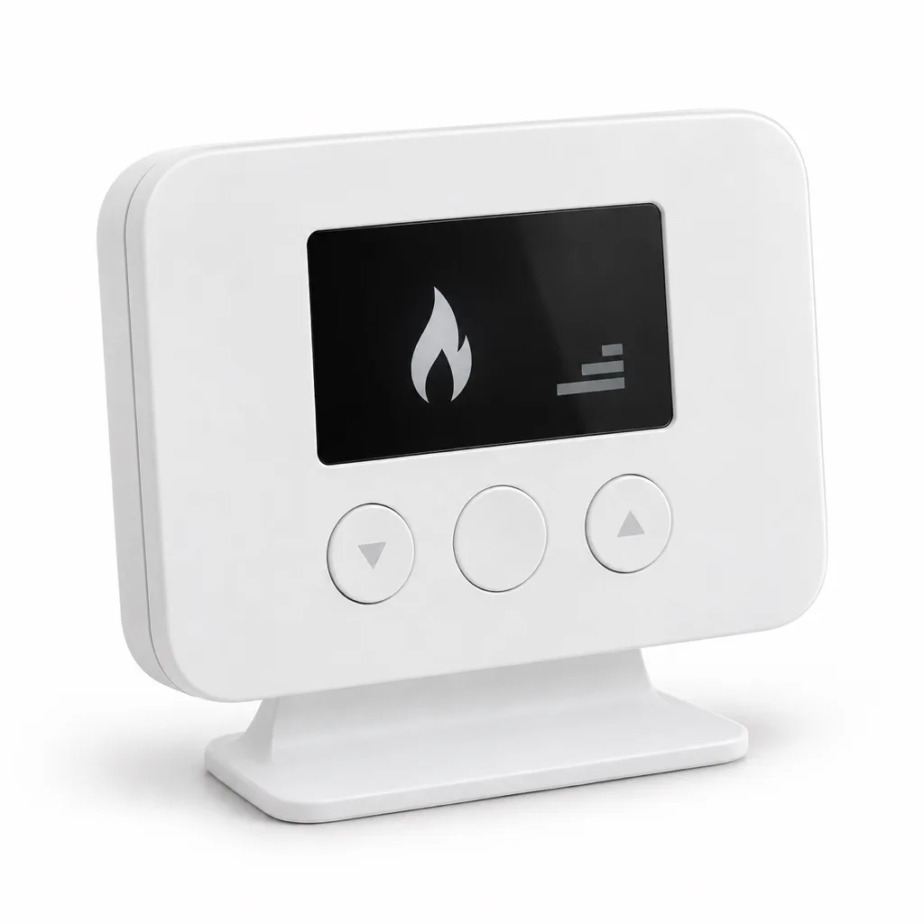 Connected wireless thermostat for boilers