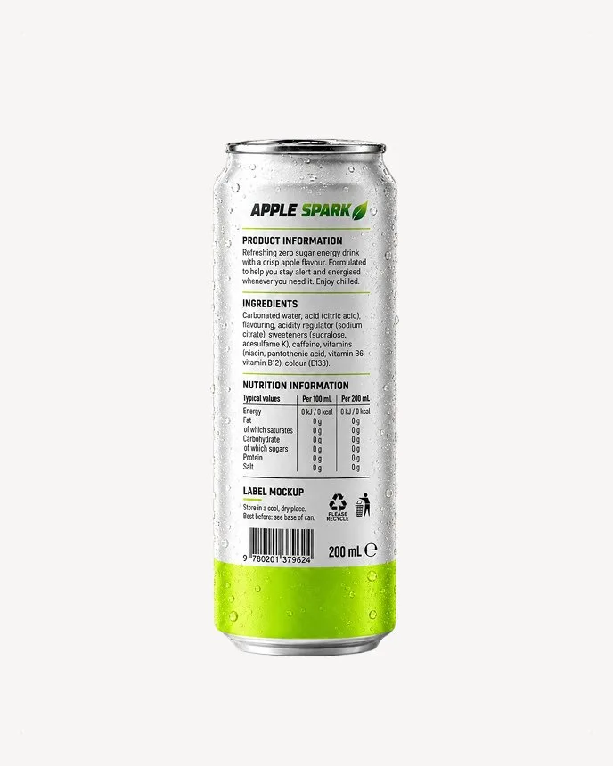 Apple Spark Zero Sugar Energy