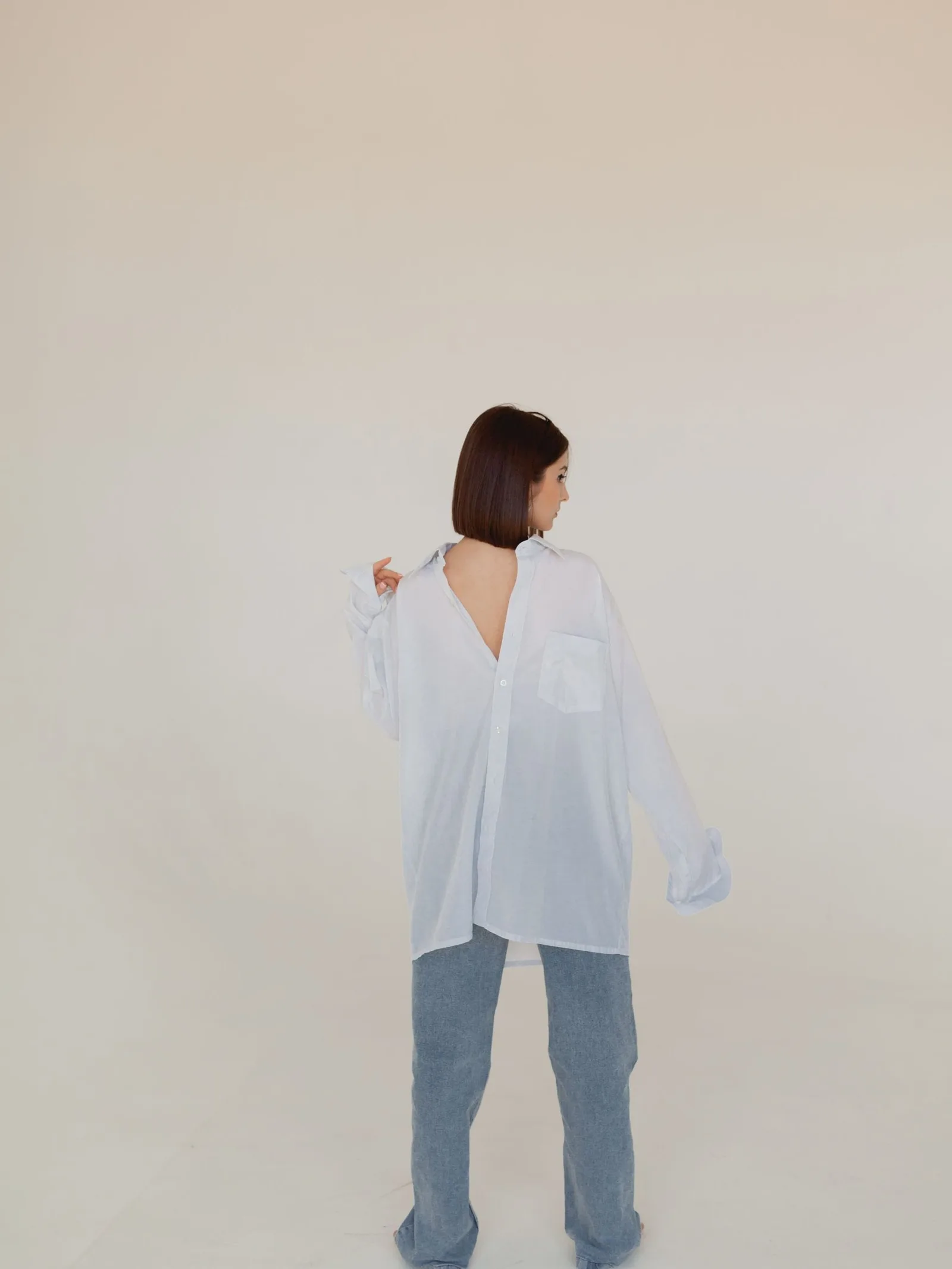 oversized cotton shirt