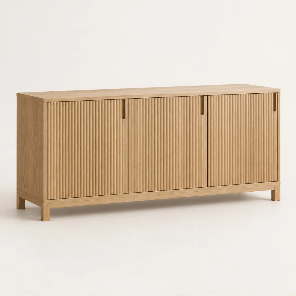 Sève sideboard in solid oak 160 cm