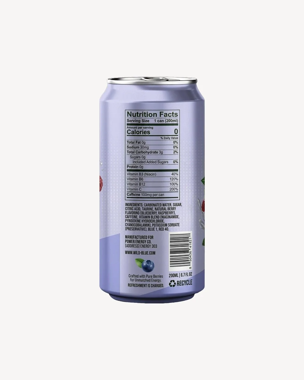 Power Wild Blue Energy Drink