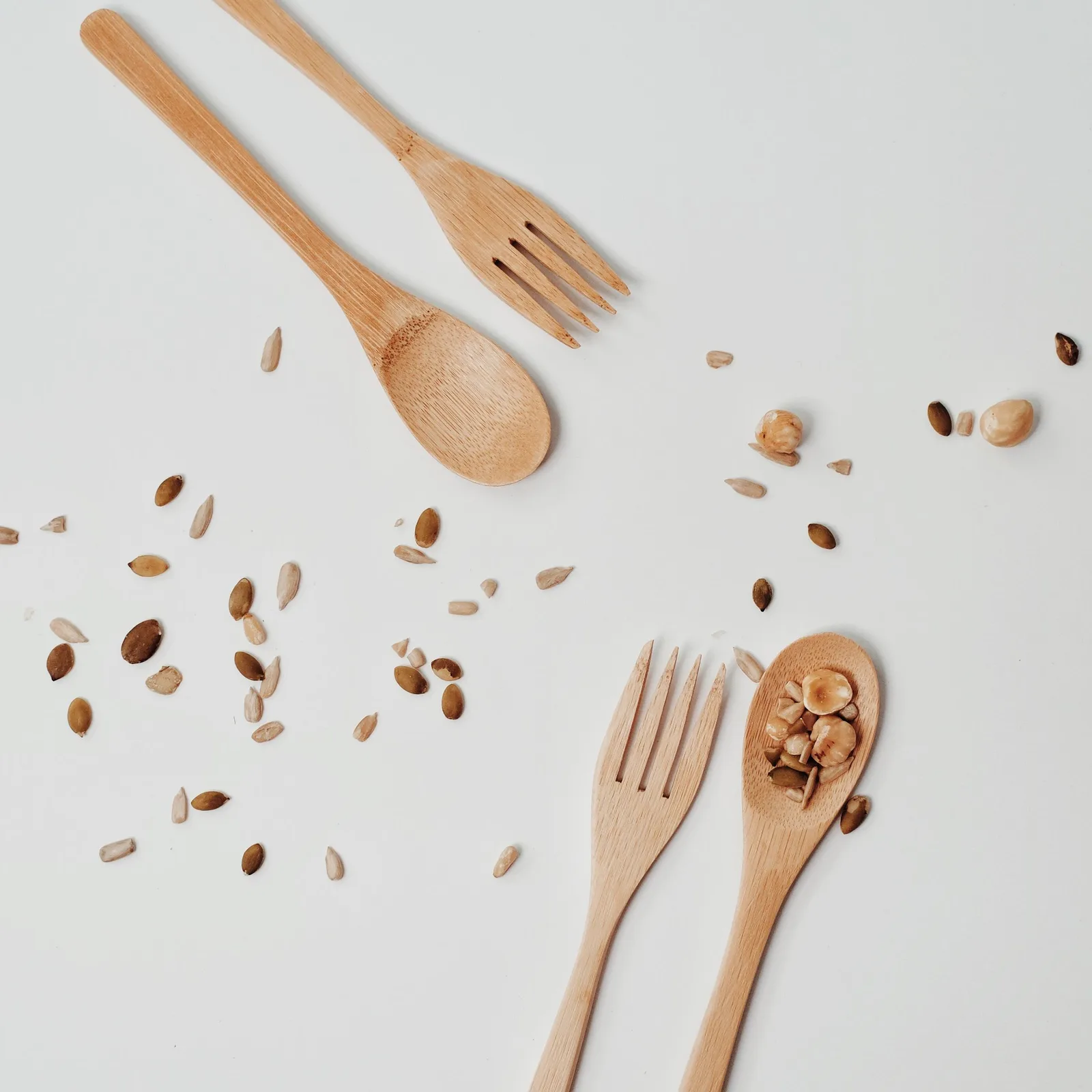 wooden utensil set