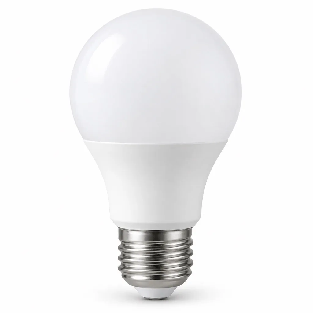LED bulb E27, 9 W, warm white