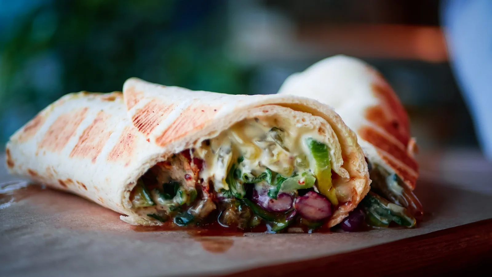 vegetable burrito