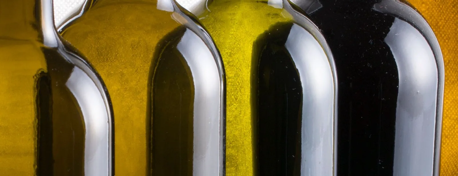 Bottles of our estate wines side by side