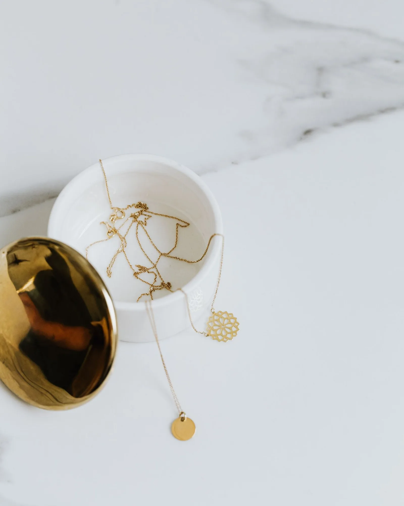 layered coin necklace