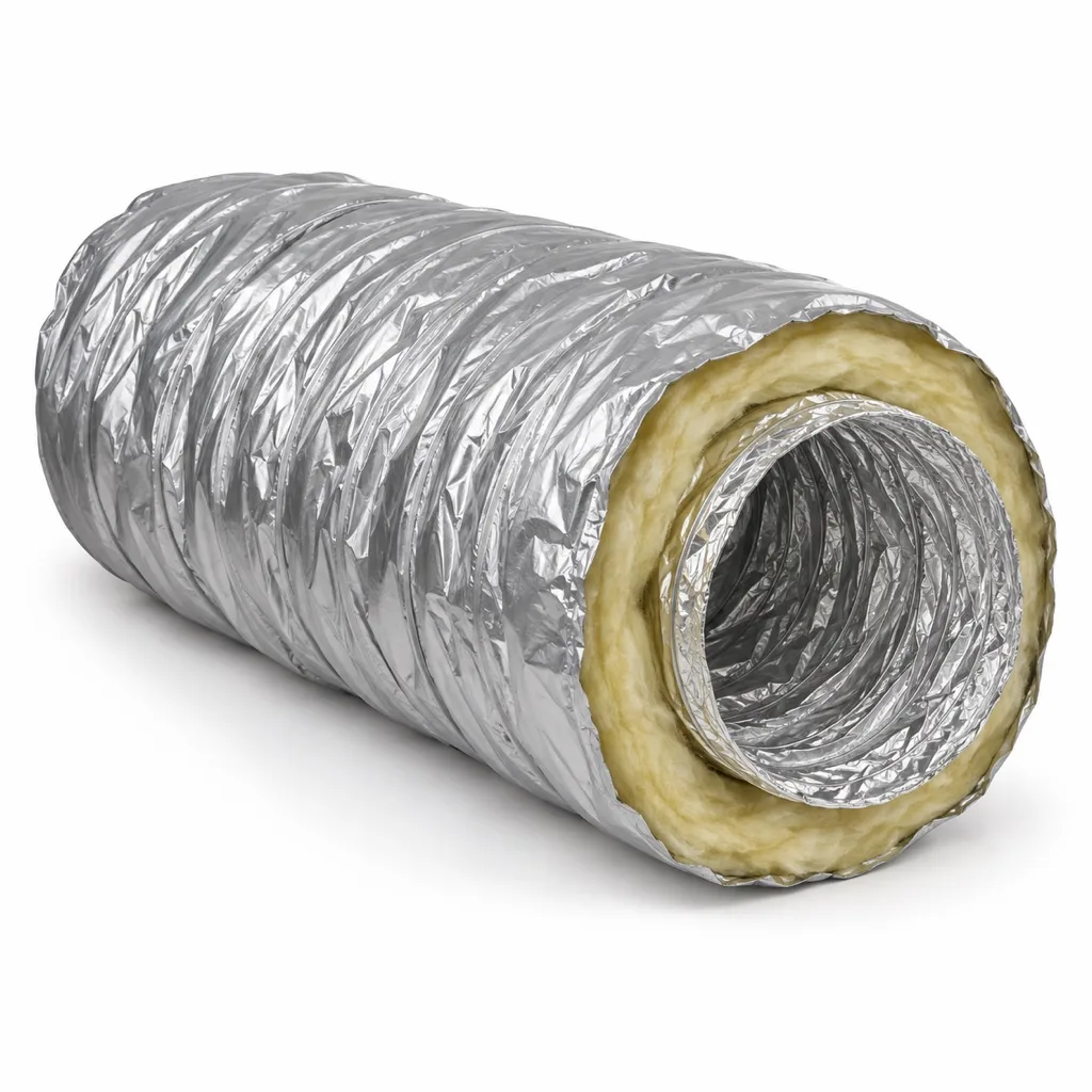 Insulated flexible duct, 125 mm, 6 m