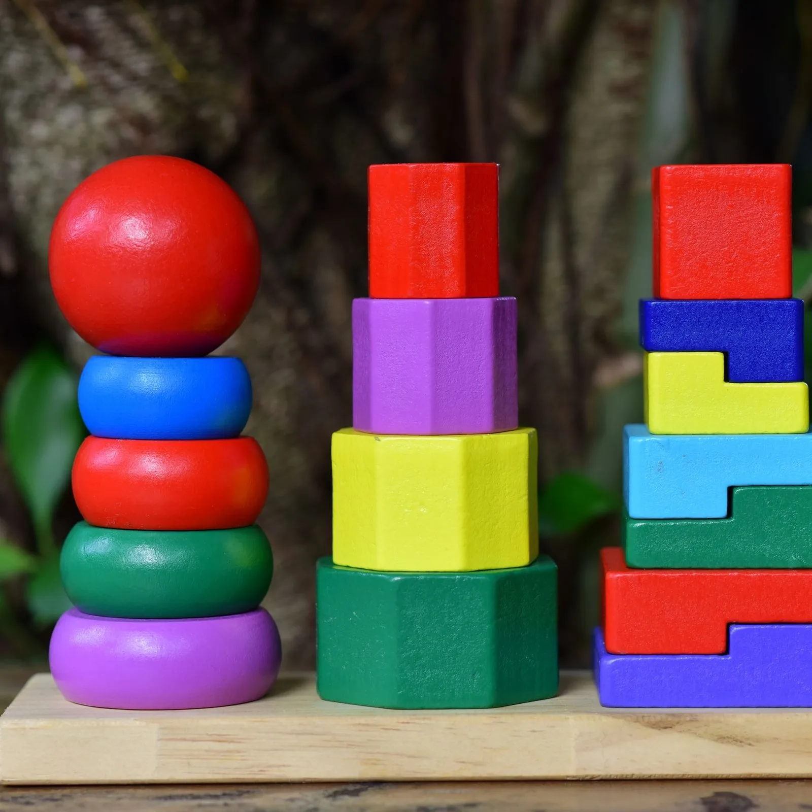 Wooden toys, made by hand