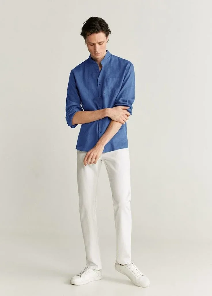 Sky blue shirt