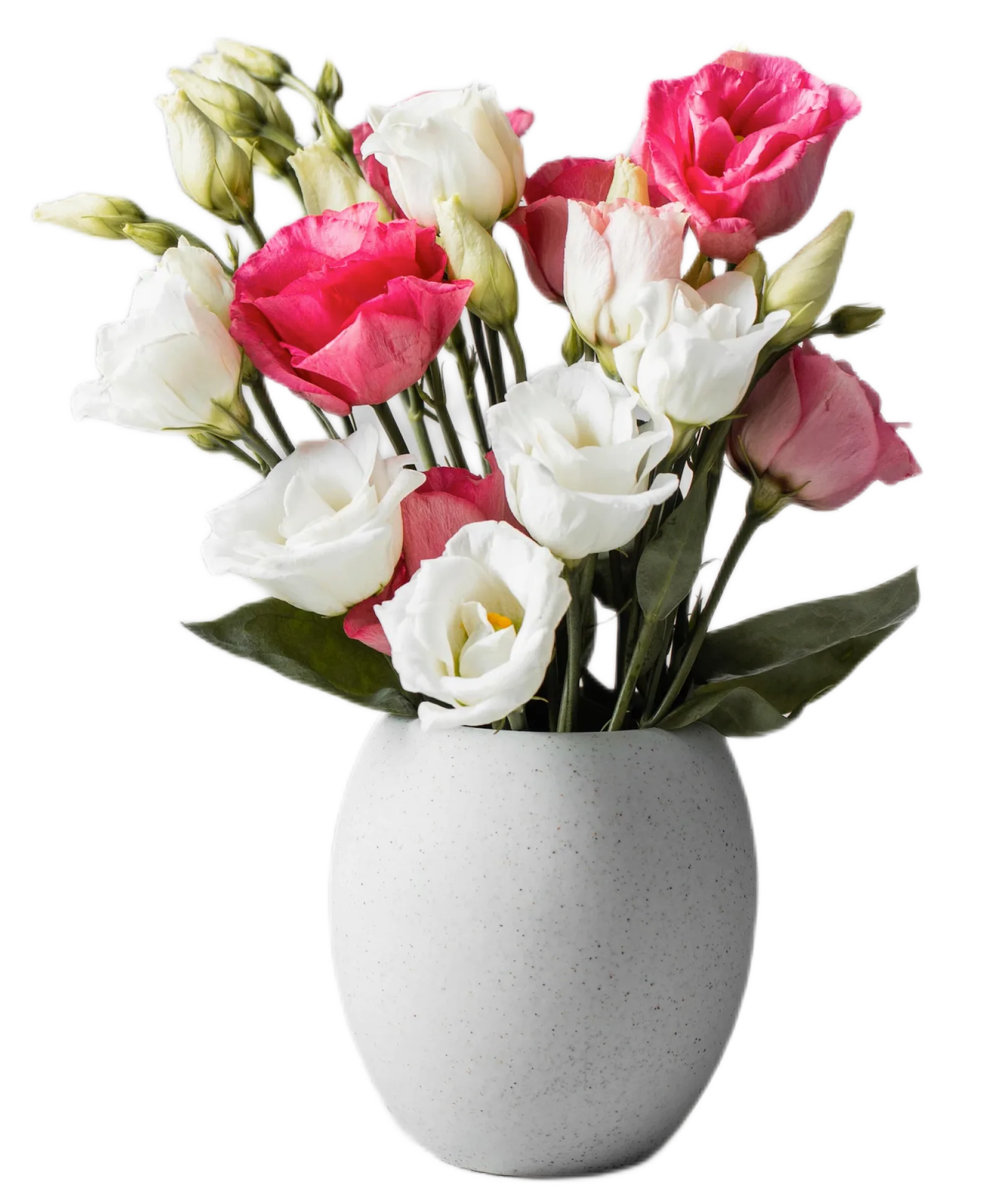 white-lisianthus-vase