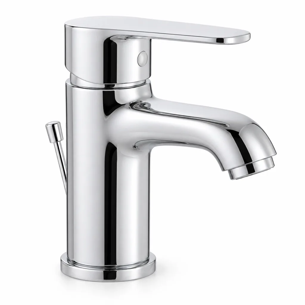 Basin mixer tap, small, chrome