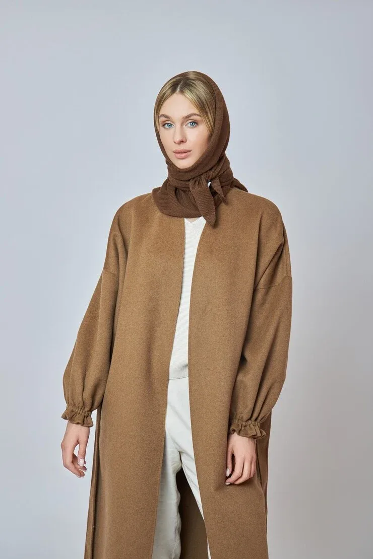 Kimono wrap coat