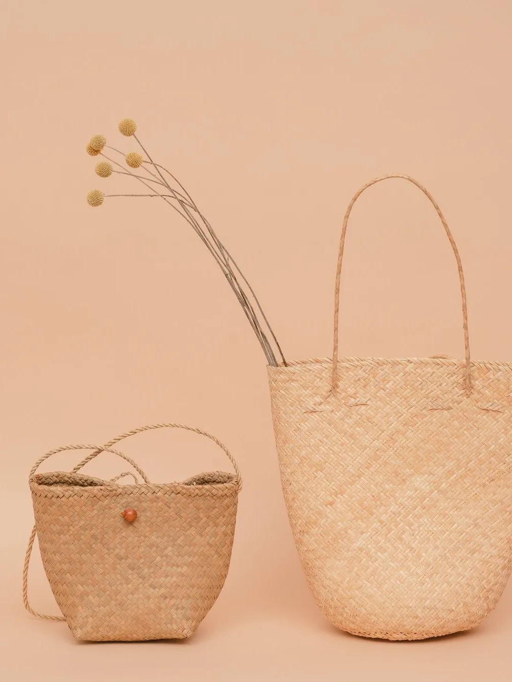 woven basket bag
