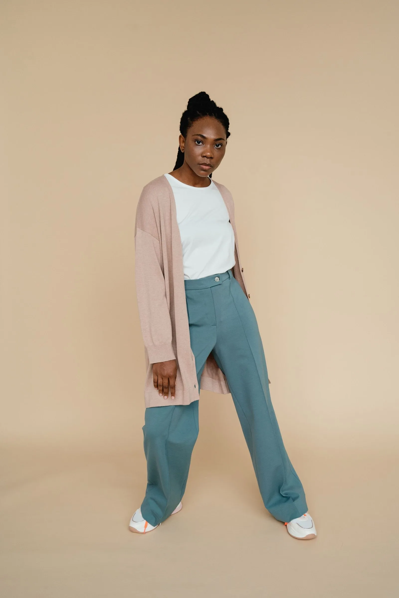 long oat cardigan
