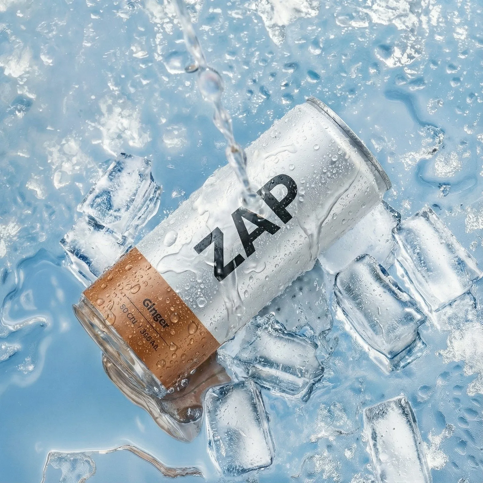 A can on ice