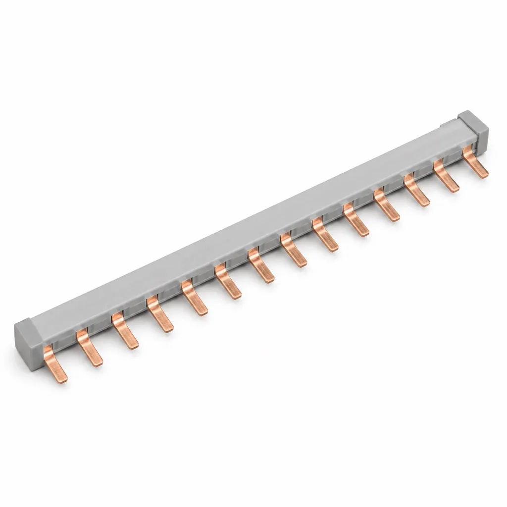 Busbar, 13 modules, phase and neutral