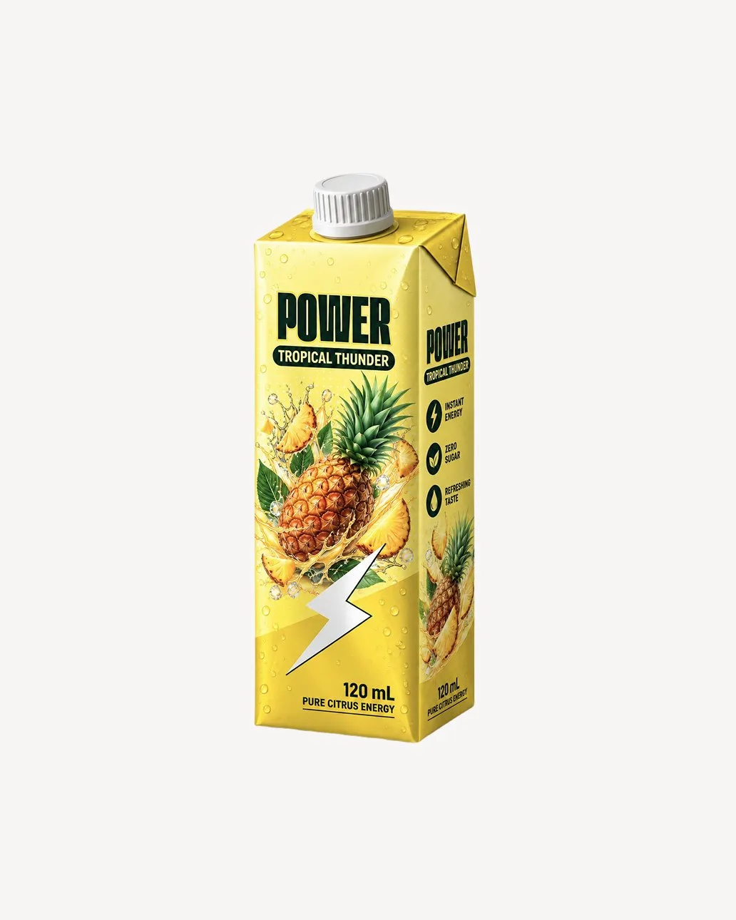 Power Tropical Thunder Energy Drink – Tetra Pack