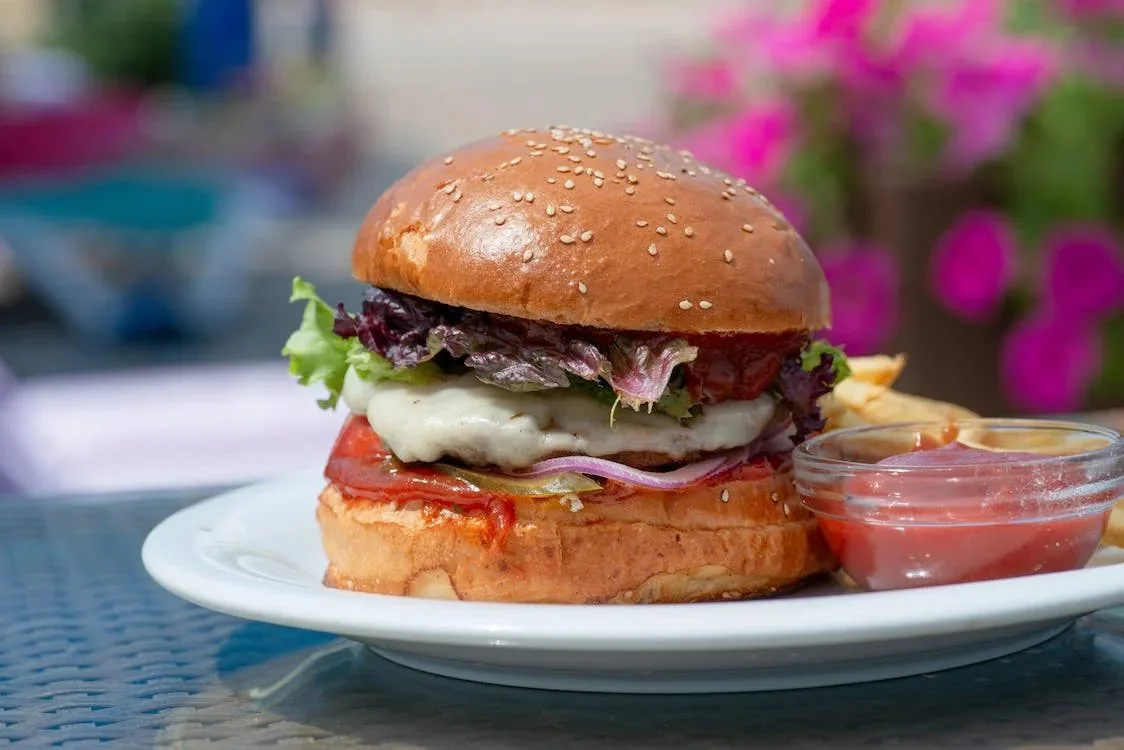 chickpea burger